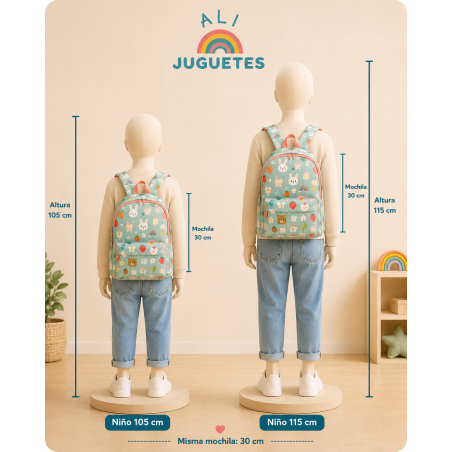 Mochila Infantil Ositos Joy 30 Cm