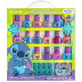Set Pintauñas Stitch con 15 Esmaltes y Accesorios