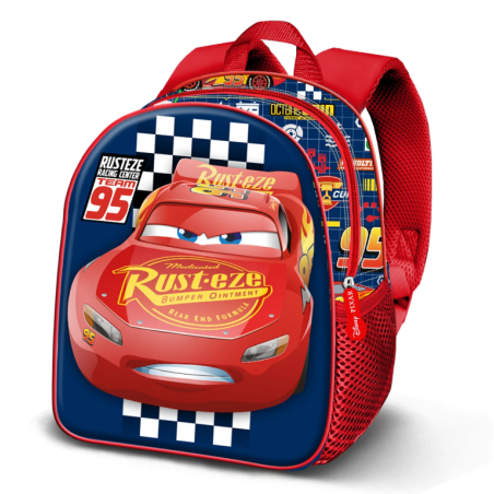 Mochila Infantil 3D Rayo McQueen Cars 3 25 Cm De K-Ractermania