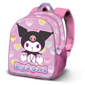 Mochila Infantil 3D Kuromi 25 Cm De K-Ractermania