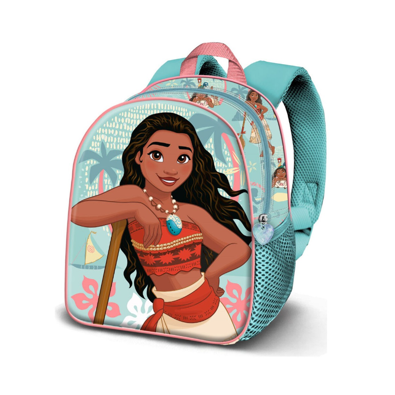 Mochila Infantil 3D Vaiana 25 Cm De K-Ractermania