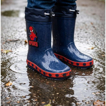 Botas De Lluvia Spiderman Talla 25-32