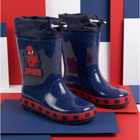 Botas De Lluvia Spiderman Talla 25-32