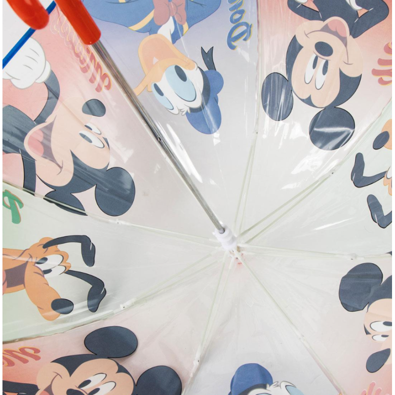 Paraguas Manual Poe Mickey Mouse Y Pluto