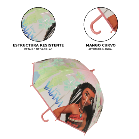 Paraguas Manual Poe Vaiana De Artesanía Cerdá 2