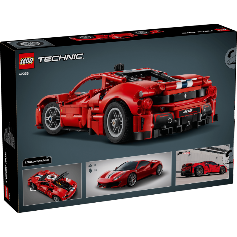 LEGO Technic Coche Ferrari 488 Pista 42235