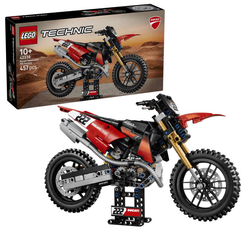 LEGO Technic Moto Ducati Desmo 450 MX Factory 42238 De LEGO