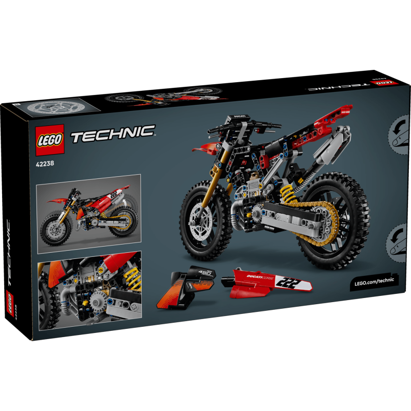 LEGO Technic Moto Ducati Desmo 450 MX Factory 42238