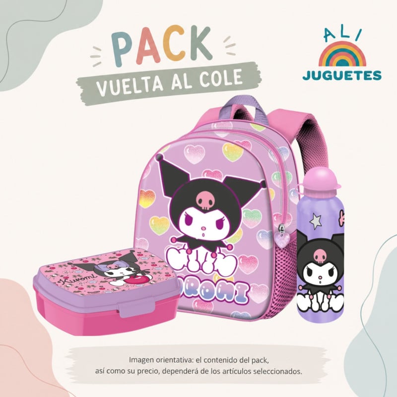 Pack Vuelta Al Cole Kuromi Preescolar