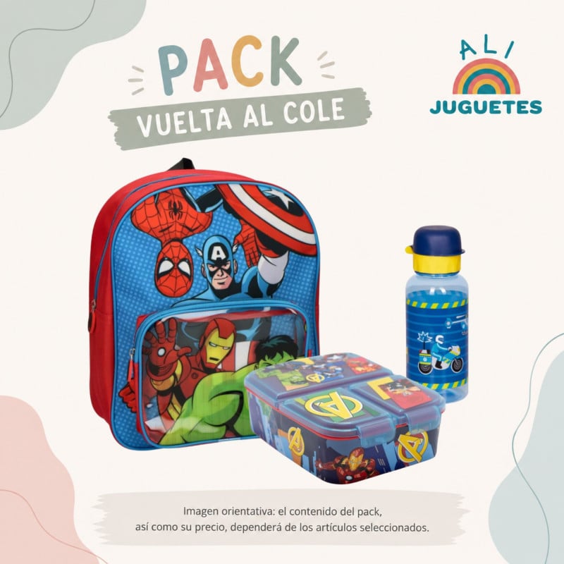 Pack Vuelta Al Cole Avengers Preescolar