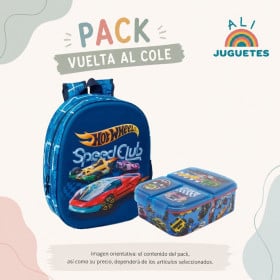 Pack Vuelta Al Cole Hot Wheels Preescolar