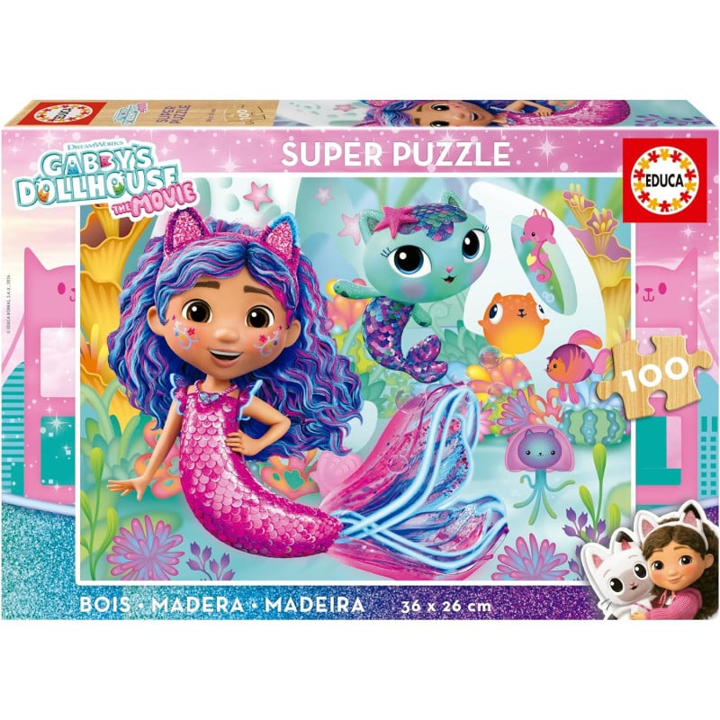 Puzzle Gabby Sirena 100 Pzs De Educa