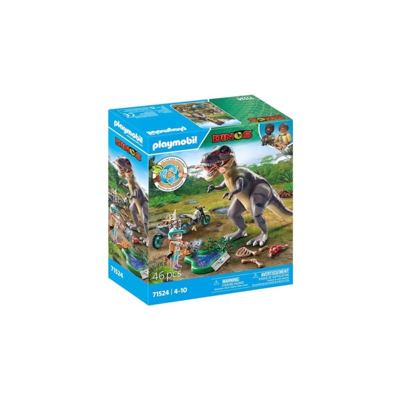 Playmobil Dinos T-Rex y Rastreador