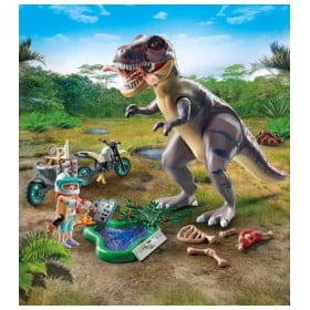 Playmobil Dinos T-Rex y Rastreador 2