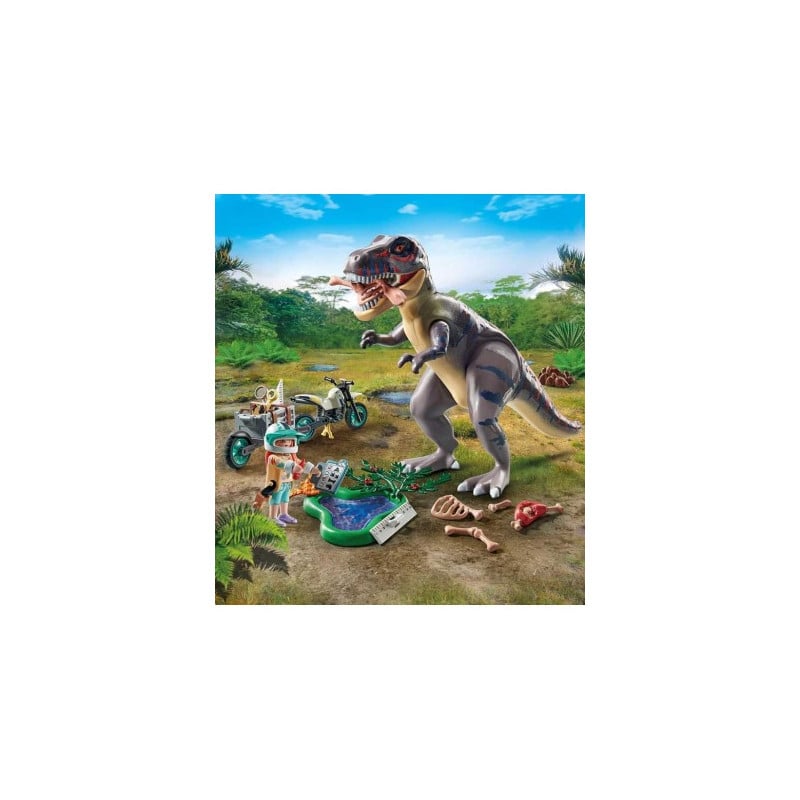 Playmobil Dinos T-Rex y Rastreador