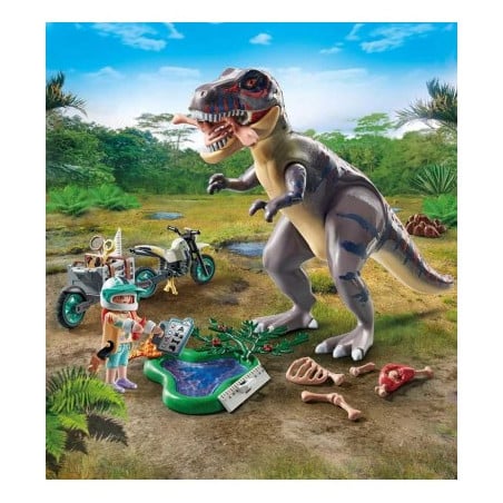 Playmobil Dinos T-Rex y Rastreador