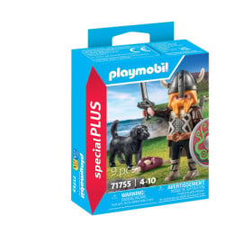 Playmobil Vikingo con Perro Guardián