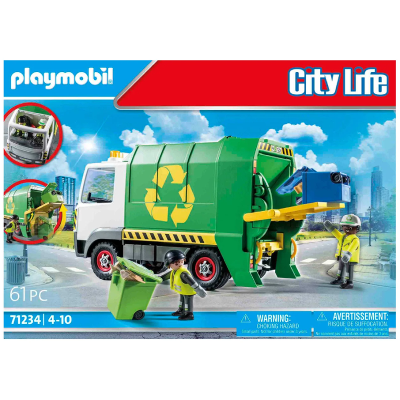 Playmobil City Life Camión de Reciclaje