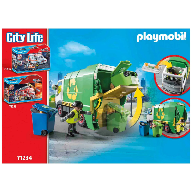 Playmobil City Life Camión de Reciclaje