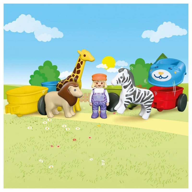 Playmobil Junior Tren de Animales
