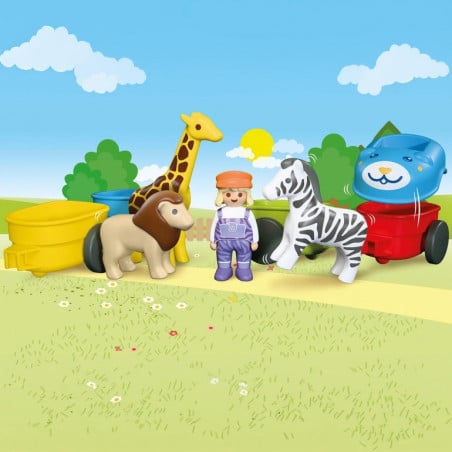 Playmobil Junior Tren de Animales