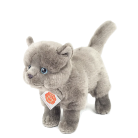 Peluche Gato Gris 20 Cm De Teddy Hermann