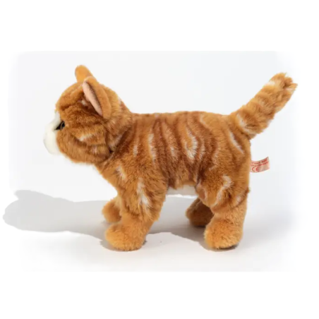 Peluche Gato Atigrado Rojo 20 Cm