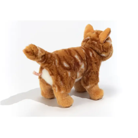 Peluche Gato Atigrado Rojo 20 Cm
