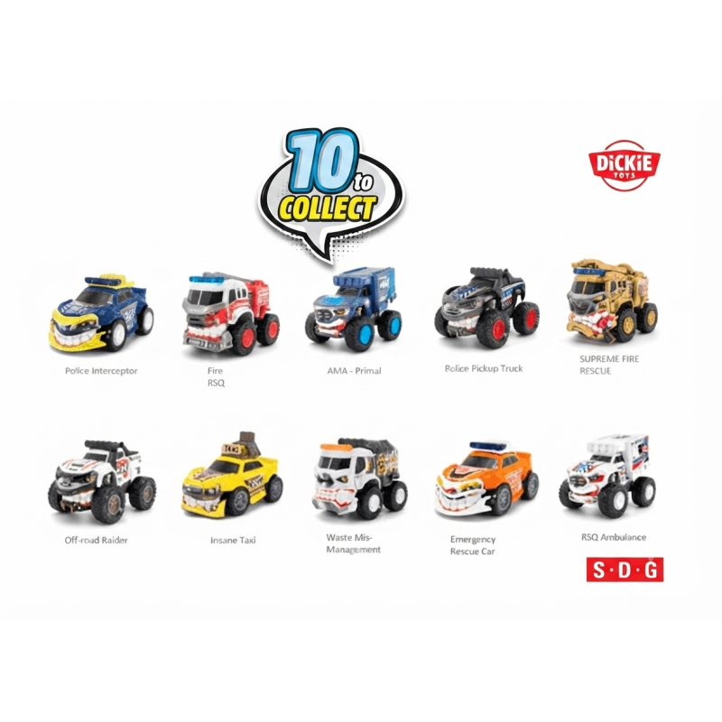 Motor Mutants Huevo Sorpresa Vehículo para...