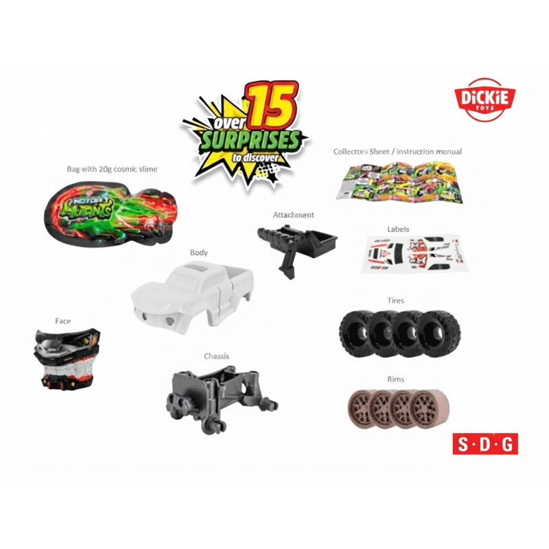 Motor Mutants Huevo Sorpresa Vehículo para...