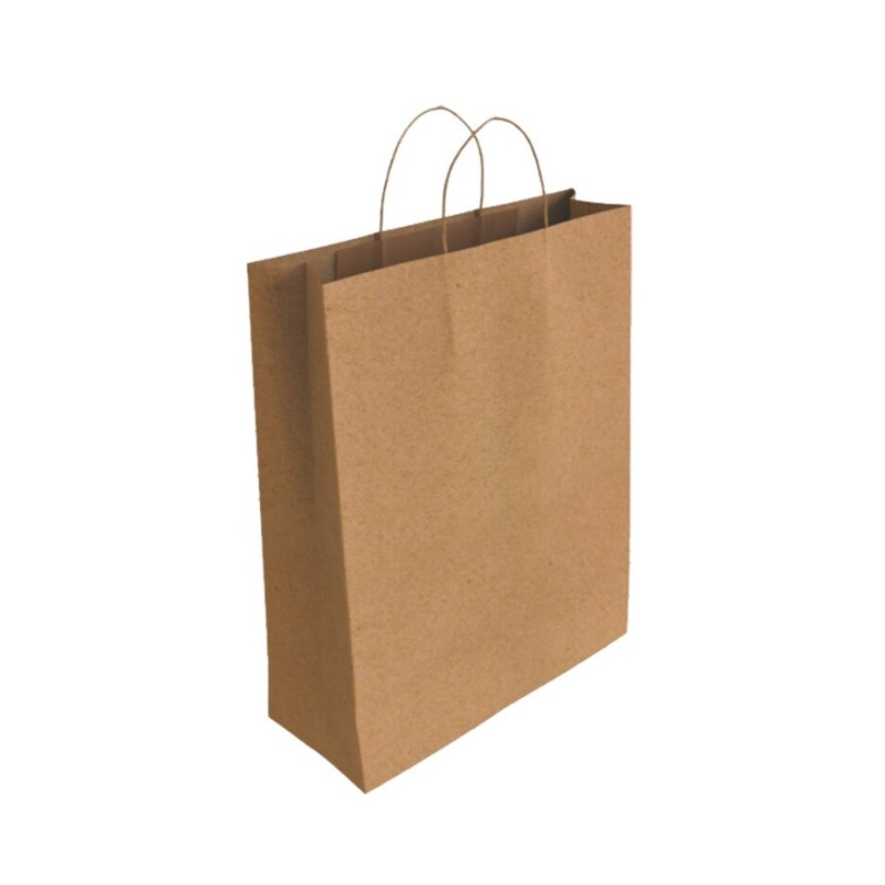 Bolsa de Papel Kraft Marrón con Asas