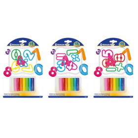 Plastilina Bismark Kids 8 Colores con 5 Moldes de Números Surtido 2
