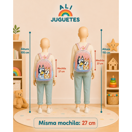 comparativa mochila bluey