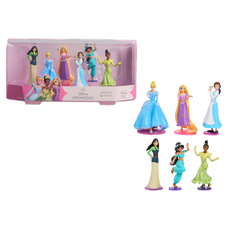 Pack 6 Figuras Princesas Disney De Just Play