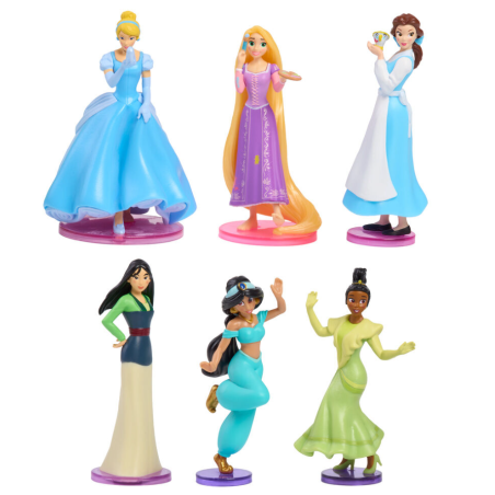 Pack 6 Figuras Princesas Disney