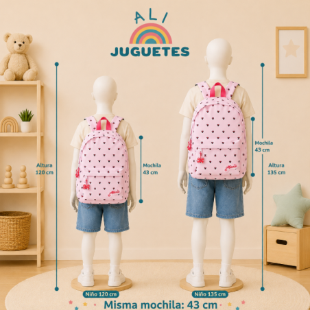 Mochila Escolar Portátil Minnie Mouse 43 Cm