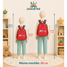 Mochila Infantil Cars McQueen 28 Cm De Jouma Bags 2