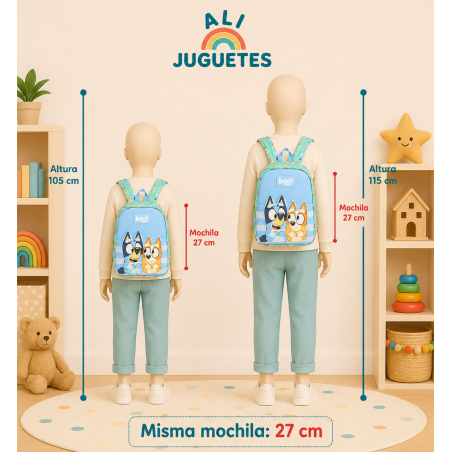 Mochila Infantil Bluey Y Bingo