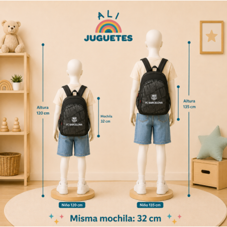 Mochila Junior Black F.C. Barcelona