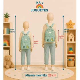 Mochila Preescolar Dinos De Safta 2