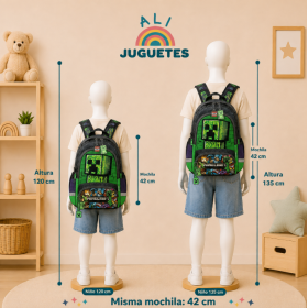 Mochila Minecraft 42cm 2
