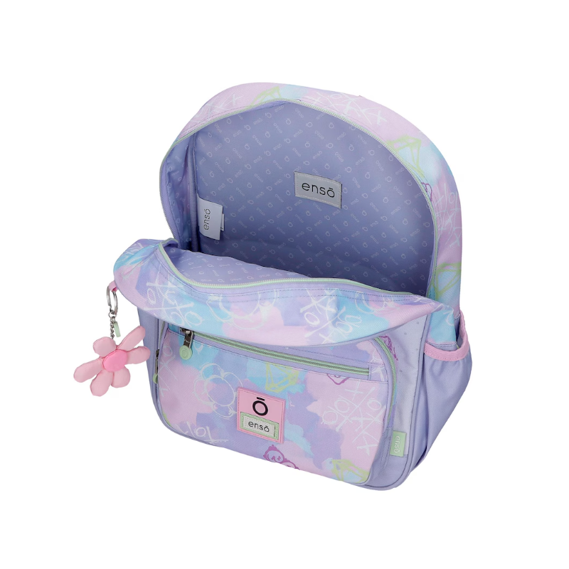 Mochila Escolar New Vibes 38 cm