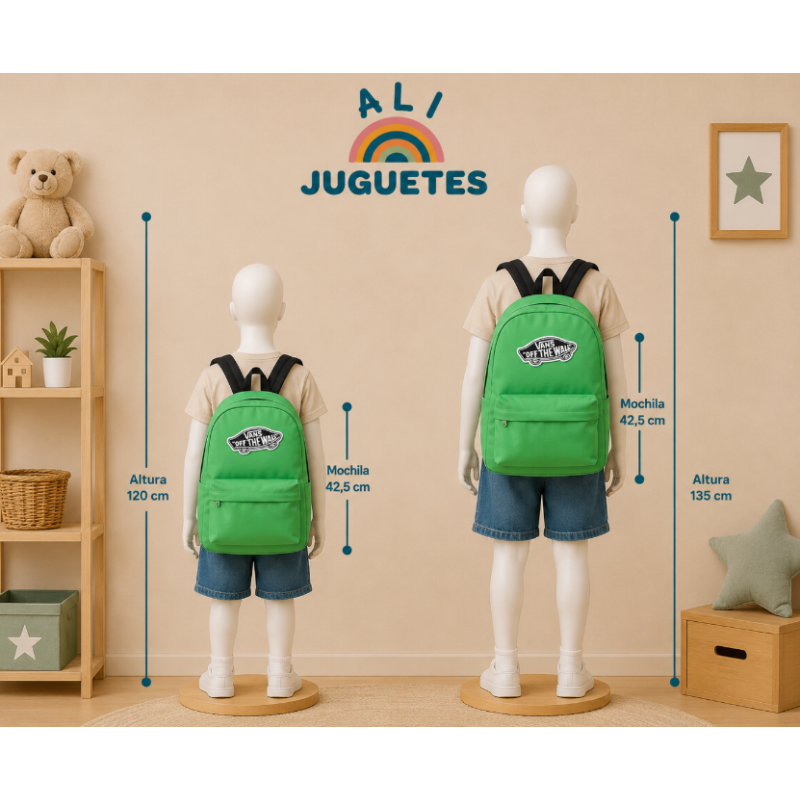 Mochila Vans Verde 42.5 Cm