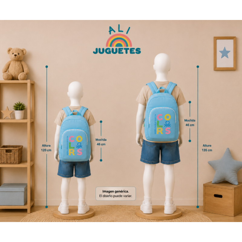Benetton Mochila Adaptable Carro Primavera