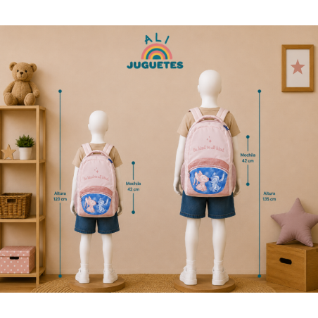 Stitch Mochila Escolar 42 Cm