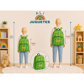 Des Park Mochila Ranas Verdes 2