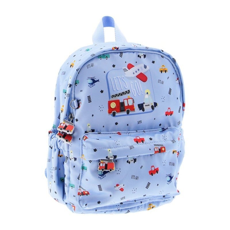 mochila infantil tiny motor aurea
