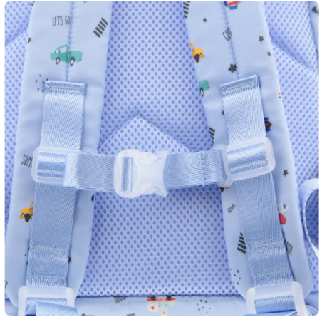 Mochila Infantil Tiny Motors 28cm