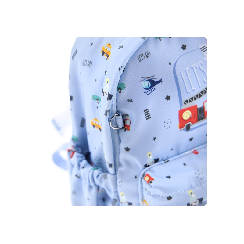 Mochila Infantil Tiny Motors 28cm