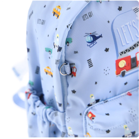Mochila Infantil Tiny Motors 28cm
